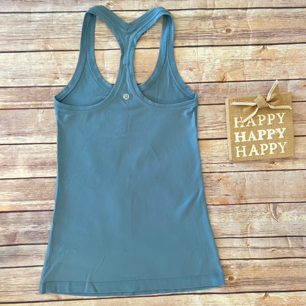 Lululemon Cool Racerback Tank in Blue- no tag 12in pit to pit